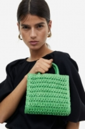 HM  Sac bandoulière en paille