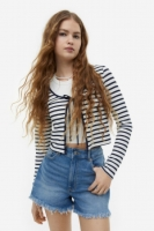 HM  Short en denim avec taille haute