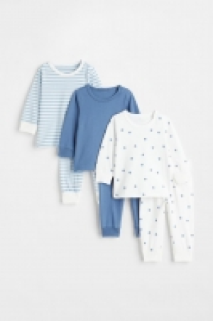 HM  Lot de 3 pyjamas en coton