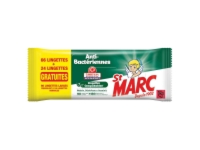 Lidl  St Marc lingettes biodégradables désinfectantes