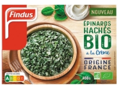 Lidl  Findus épinards hachés Bio à la crème