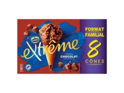 Extrême cônes chocolat