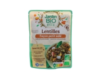 Lidl  Jardin Bio lentilles petit salé