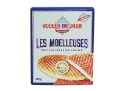 Gaufres fourrées saveur vanille