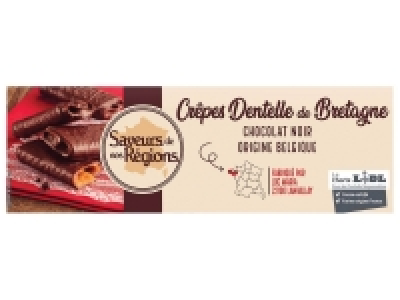 Fines crêpes dentelles au chocolat