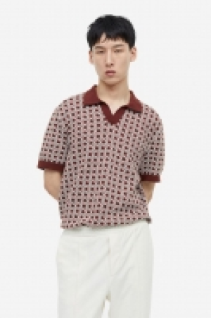 HM  Polo Regular Fit en maille fine