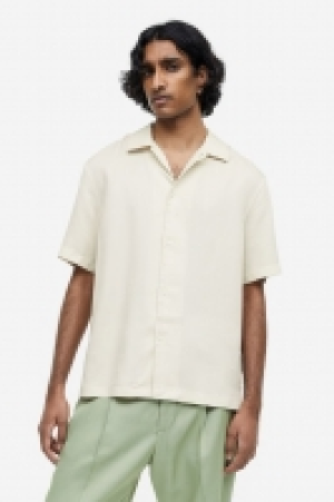 HM  Chemise en lyocell Regular Fit à manches courtes
