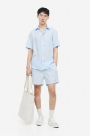 HM  Short Regular Fit en lin