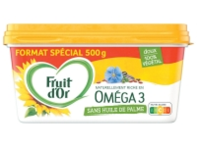 Fruit dor Oméga 3 sans huile de palme doux