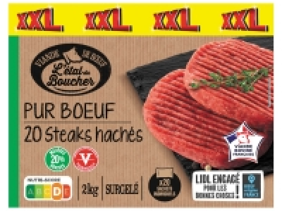 20 steaks hachés