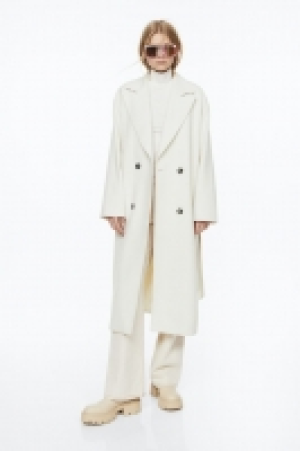 HM  Manteau avec ceinture à nouer