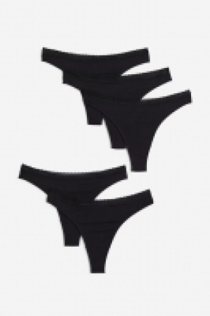 Lot de 5 culottes Thong en coton 10.99 €