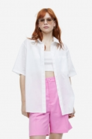 Chemise à manches courtes en lin mélangé 15.99 €