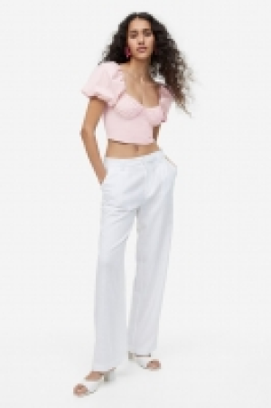 Blouse courte à manches bouffantes 10.99 €