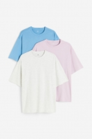 HM  Lot de 3 T-shirts Relaxed Fit