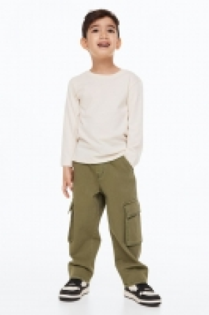 HM  Pantalon jogger cargo