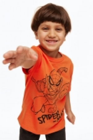 HM  T-shirt en coton avec motif imprimé
