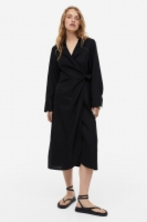 Robe portefeuille en lin mélangé 21.99 €