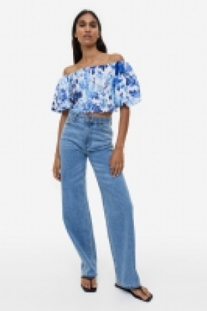 HM  Top épaules nues smocké