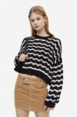 HM  Pull en maille pointelle