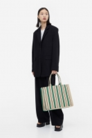 HM  Sac à main en tissu jacquard