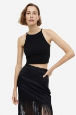 HM  Crop top côtelé