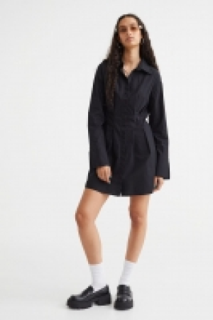 Robe chemise en popeline de coton 10.99 €