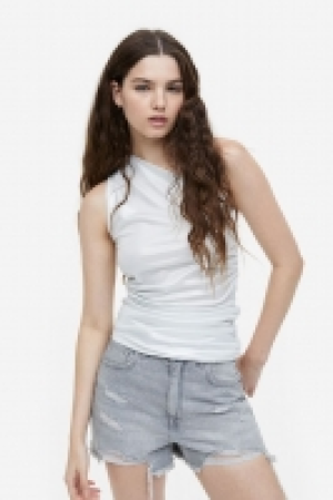 HM  Top asymétrique froncé