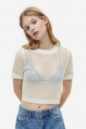 HM  Top en maille ajourée