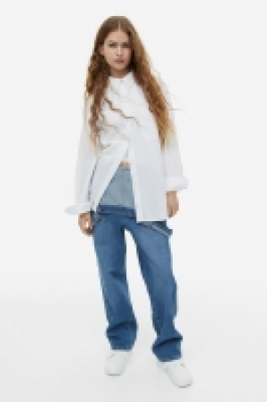 HM  Chemise oversize en seersucker