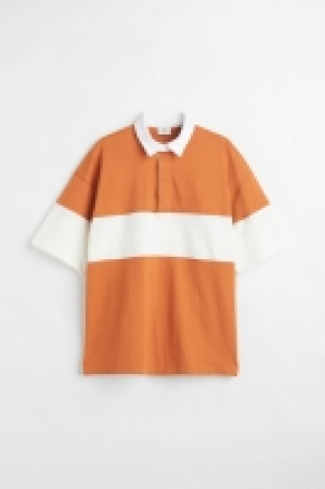 Polo de rugby Oversized Fit avec manches courtes