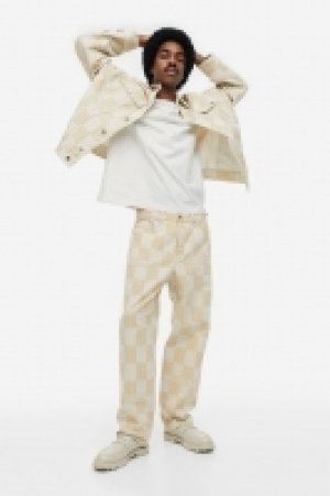 Pantalon en twill à motif Loose Fit 12.99 €