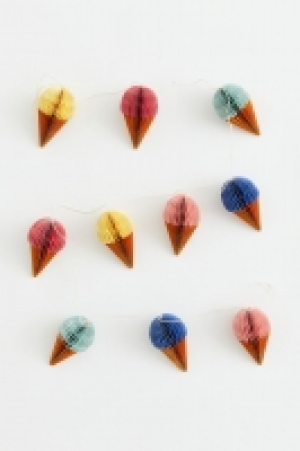 HM  Guirlande nid dabeille de cornets de glace