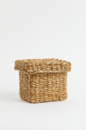 HM  Petit panier de rangement en jonc de mer