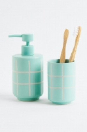 HM  Gobelet de salle de bain en grès cérame