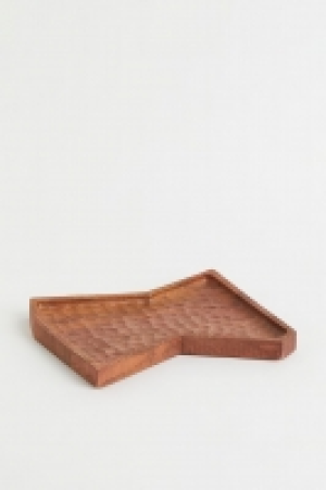 HM  Plateau asymétrique en bois de manguier