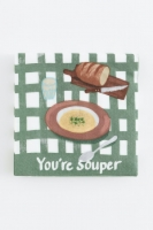 Lot de 20 serviettes en papier
