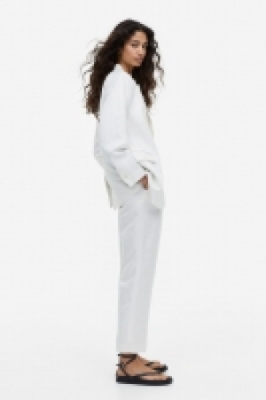 HM  Pantalon habillé en lin mélangé
