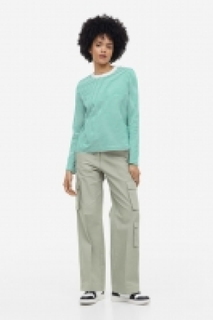 Straight cargo trousers
