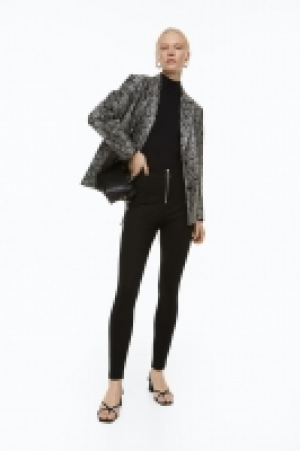 Legging à fermeture zippée