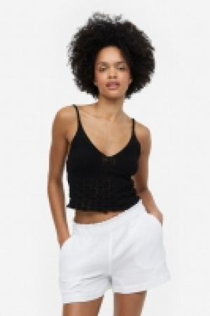 HM  Short en coton froissé