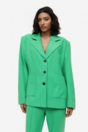 HM  Blazer à fermeture droite en jersey