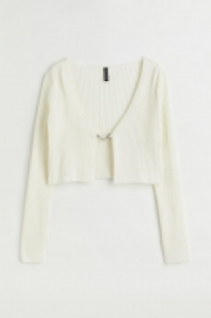 Gilet court en maille côtelée 5.99 €