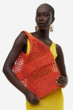 HM  Sac shopping façon crochet