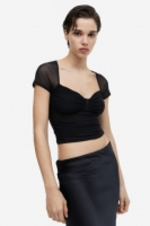 HM  Top bustier froncé