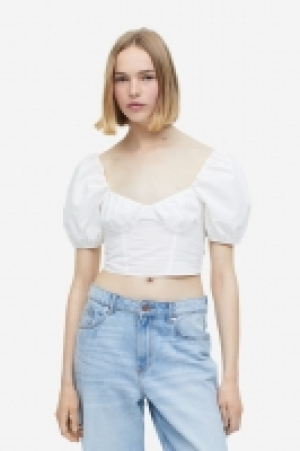 Blouse courte à manches bouffantes 6.99 €
