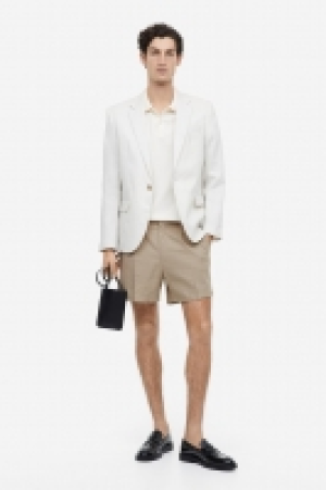 HM  Short habillé Regular Fit en lin mélangé