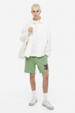 HM  Short imprimé Regular Fit en molleton