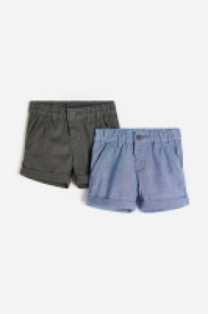 Lot de 2 shorts en coton