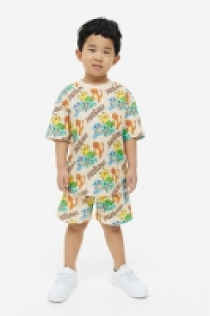 Lot de 2 shorts en molleton imprimé
